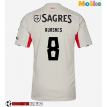 Moške Nogometnih dresov Benfica Fredrik Aursnes #8 Gostujoči 2025-26 Kratki rokavi